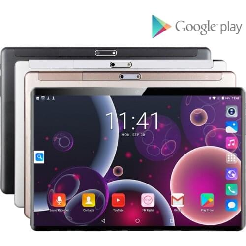 Hot New Ultra Slim 10 inch Tablet PC Octa Core 4GB RAM 64GB ROM 2.5D Tempered Glass 5.0M Camera Android 9.0 Tablet 10.1 WiFi GPS