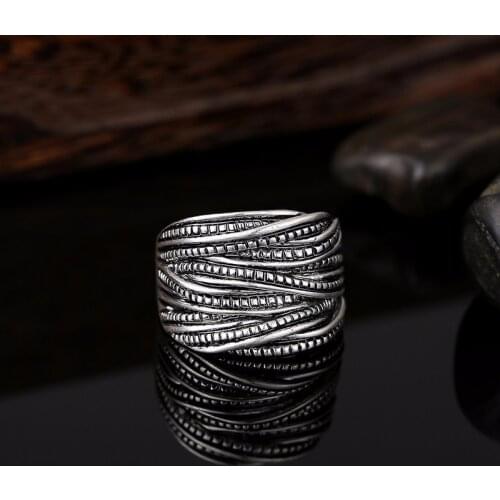 2019 Time-limited New Women 925 Jewelry Retro Sterling Rings For Woman Unique Thailand Compatible With Original Jewelry