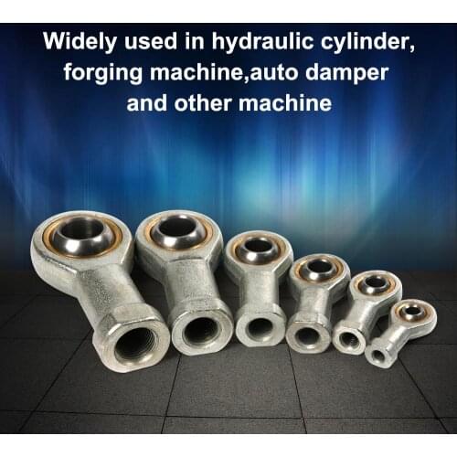 Hot New 6Pcs/Set Female Rod End Ball Joint Bearings Kit M6-M18 Top Quality Bearing Steel Ball Bearing For Hydraulic cylinder