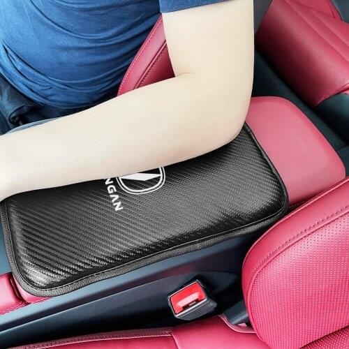 Leather Car Armrest Protective Mat Cushion Cover For Changan CX70 CS55 CS75 Plus CS35 Filter Bunper CS15 Alsvin Auto Accessories