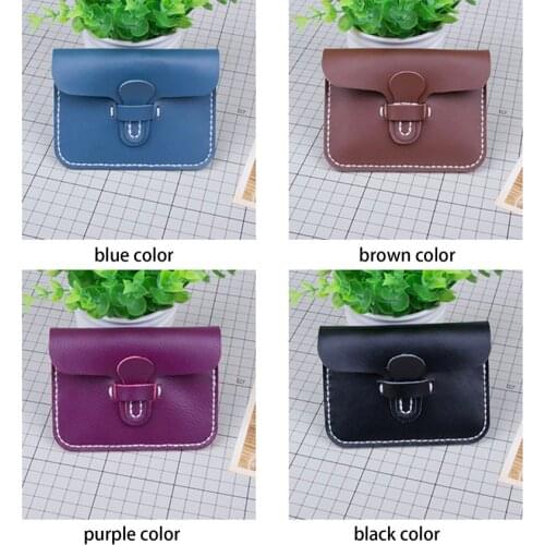 DIY Cow Leather Material Bag Set for Coin Bag Sewing