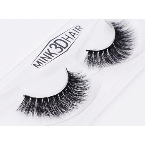 1 Pair 3D Mink Eyelashes Handmade False Eye Lashes Thick Natural Fashion Beauty Makeup Tools Cosmetics Products No.06