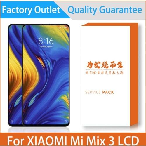 5.99'' LCD Display For Xiaomi Mi Mix 3 Mix3 LCD Display Touch Screen Digitizer Assembly Repair Replacement Parts With Frame