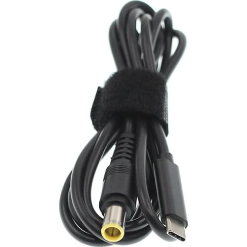 USB Type C to 7.9*5.5mm Male Plug Converter Power Adapter Charging Cable Cord for Lenovo Thinkpad X60 T60 T61 X200 X201 X220X230