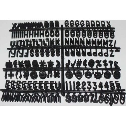 Plastic Letter Board Letters Set 170 Numbers Special Characters Words For Felt Changeable Message Signs & Letterboards