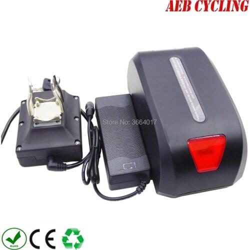 China Ebike Li-ion 36V 10Ah 11.6Ah 12.8Ah 14Ah Haibao seat tube battery for fat tire bike city bike with charger
