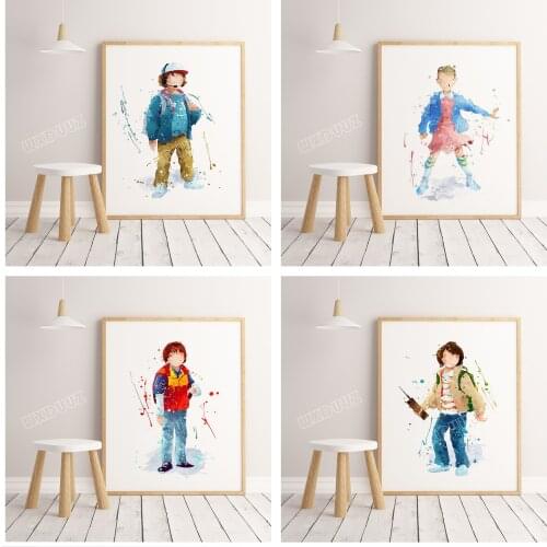 Stranger stuff poster print Painting HD Home Decor Art Decor living posters wall art Nursery Kids Room canvas painting A201