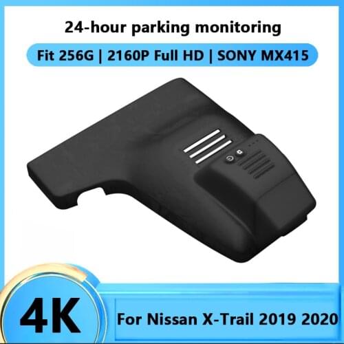 Hidden Driving Recorder Car Wifi DVR Camera For Nissan X-Trail 2019 2020 Novatek 96670 Full HD 2160P Car Dash Cam Video Recorder