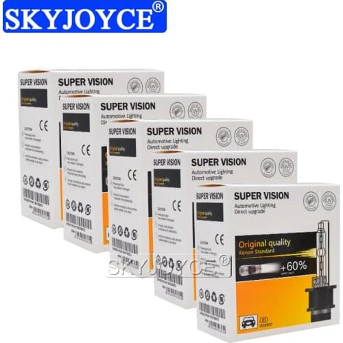 SKYJOYCE 5 Pairs 35W D1S 6000K HID Bulbs D2S D3S D4S Xenon HID Lamps 4300K 5000K 8000K 10000K Auto Headlamp For All Car Lights