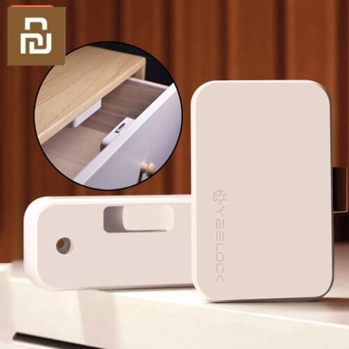 YEELOCK Smart Drawer Cabinet Lock Keyless Bluetooth APP Unlock Anti-Theft Child Safety File XIAMI Security Drawer Switch