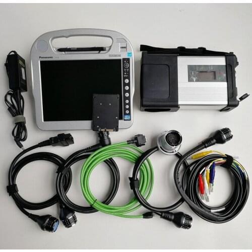 Super MB Star C5 + CF-H2 4G used laptop + 360GB SSD with V12.2020 Special Function for Auto Star Repair Diagnosis Tool