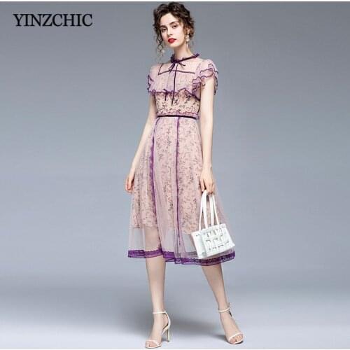 Праздничные летние платья YINZCHIC China At AliExpress