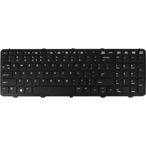 Replacement Keyboard US Layout for HP Probook 650 G1 655 G1 Laptop Keyboard Replacement Replace 738697-001