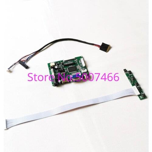 Fit B101AW02 V.0/V.3 B101AW06 V.0/V.1/V.2/V.3/V.4 LVDS LCD panel LED 40-Pin 1024*600 2AV VGA display control drive card kit