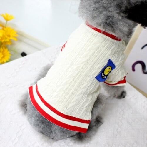 Winter Dog Shirt Sweater Knit Apparel Cat Puppy Clothes Dog Outfit Garment Yorkies Pomeranian Bichon Poodle Schnauzer Clothing