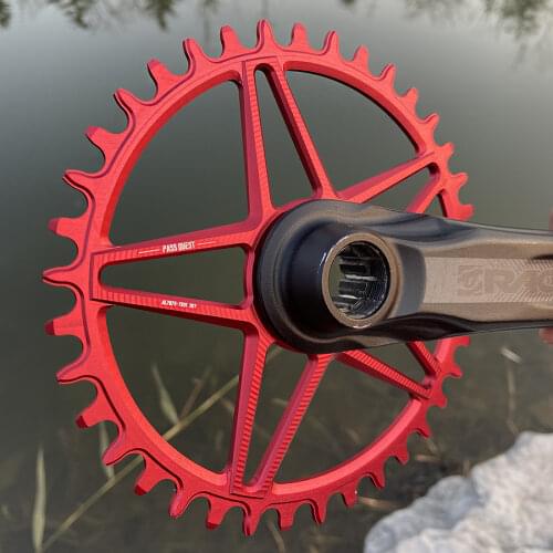 PASS QUEST RACEFACE crank special positive and negative tooth width narrow tooth sprocket mountain bike sprocket race EASTON