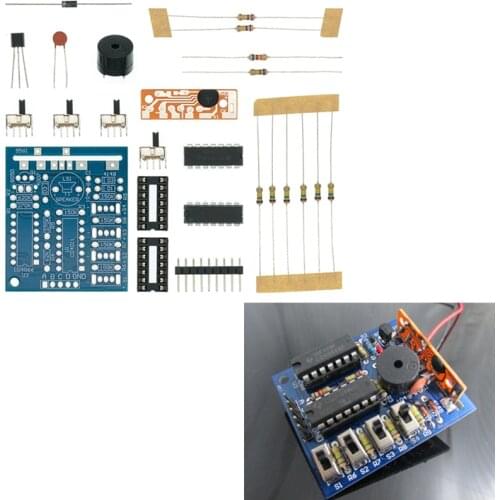 16 Music Sound Box BOX-16 Board 16-Tone Electronic Module DIY Kit Parts Components Soldering Practice Learning Kits for Arduino