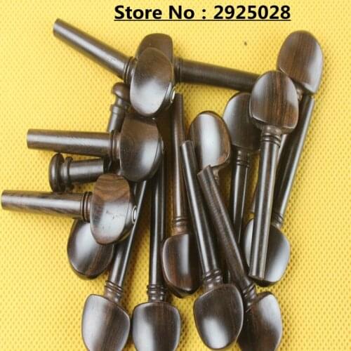 20 pcs high quality unstained ebony viola tuning pegs viola parts accessories Free Shipping