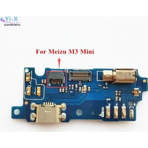 5PCS/Lot Dock Connector USB Charging Port Board Flex Cable For Meizu M3 Mini Phone Spare Parts