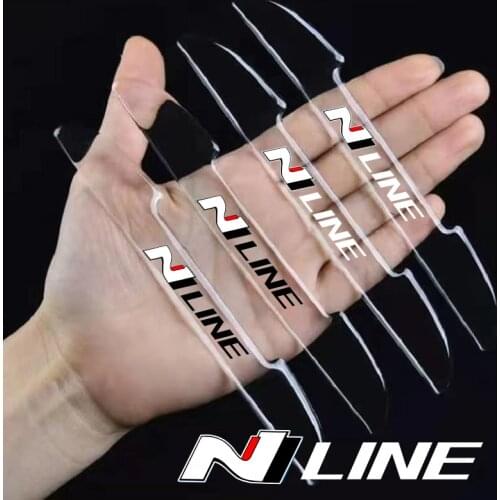 Car sticker car door anti-collision strip For Hyundai N LINE NLINE i30 Fastback Tucson Veloster SONATA ELANTRA I20 Accessories