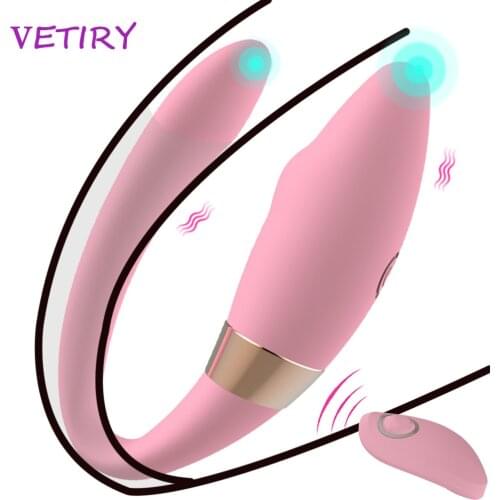 Wireless Vibrators For Couples Vagina Clitoris Stimulate Vibration Sex Toys for Women Masturbator G-Spot U Type Vibrator