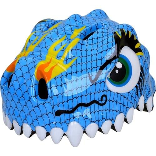 Children Cartoon Helmet Safety Mountain Bike Cycling Helmet Blue