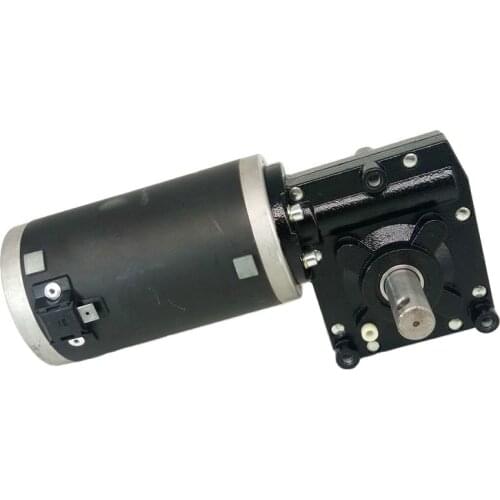 Dual Shaft Dc Worm Gear Motor Encoder 12V 24V 400W 500W