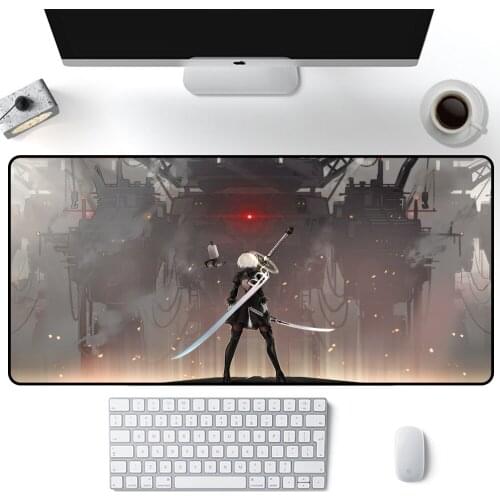 Mouse Pad Nier Automata Anime Carpet Office Professional Gaming Accessories Gamer Pc Completo Mousepad Keyboarf Cs Go Desk Mat