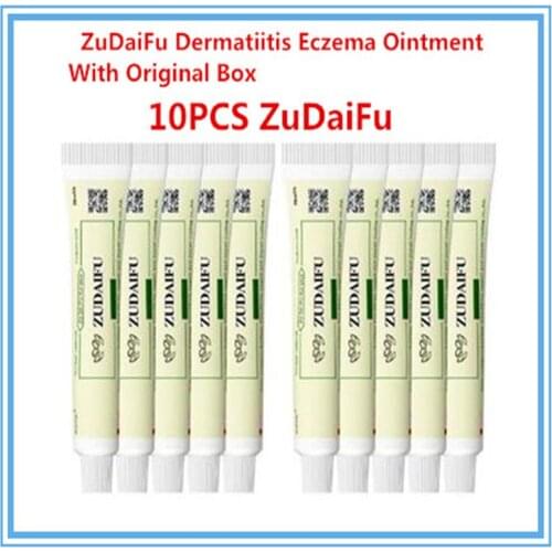 10 pcs Zudaifu psoriasis ointment + 1 pcs Zudaifu soap(without details box)