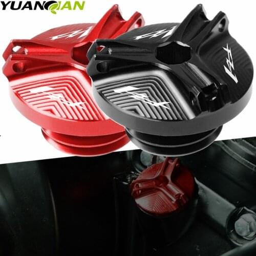 Motorcycle accessories Auminum oil Filler Engine Dain Plug Cover For Yamaha FZ1/FAZER FZ6 FZ6R FAZER 2006 2007 2008 2009-2015