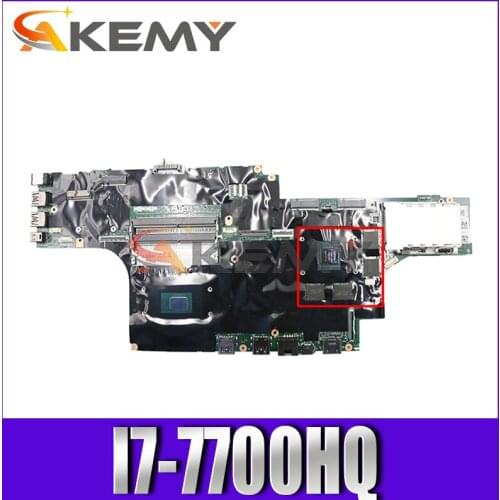 Laptop Motherboard For LENOVO ThinkPad P51 I7-7700HQ M1200M 4G NM-A451 01AV359 N17P-Q1-A2 Mainboard