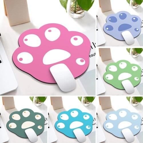 Cute Cartoon Cat Claw Anti-Slip Mouse Pad Base Mat Mousepad Computer Accessory