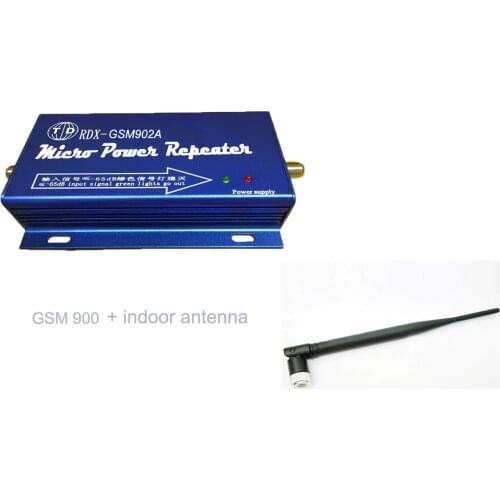 Mini GSM 900Mhz repeater 2G GSM 900 mhz Repeater GSM Mobile Phone Cell Phone signal Booster amplifier + indoor antenna