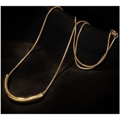 Trendy Stainless Steel Necklace Punk Chokers Necklaces Statement U Shape Charm 2021 Pride Accessories for Women