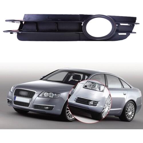 DWCX 4F0807681A Front Left Bumper Fog Light Lamp Grill Grille For Audi A6 / A6 Quattro C6 2005 2006 2007 2008