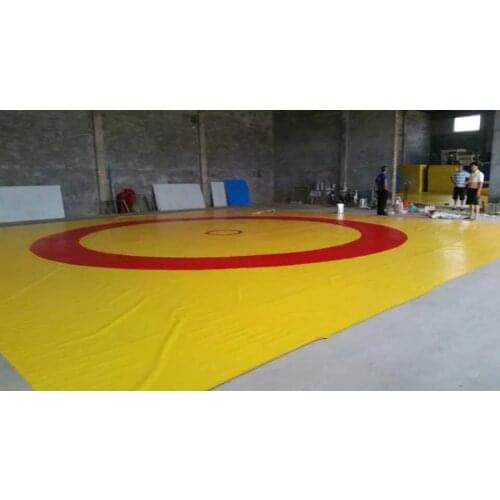 4M*4M Professional PVC Wrestling mat cover Sanda Floor Mat Skidproof Boxing Ground Mat Cover