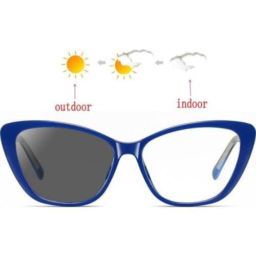 Progressive Multifocal Reading Glasses Bifocal Men women Transition Sunglasses Photochromic Presbyopia Glasses Women 1.0-4.0 NX