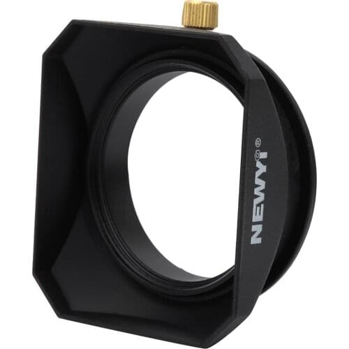 NEWYI Square Lens Hood Sun Shade Accessory for DV Camcorder Digital Video Camera Lens Filter 37/39/40.5/43/49/52/55/58mm