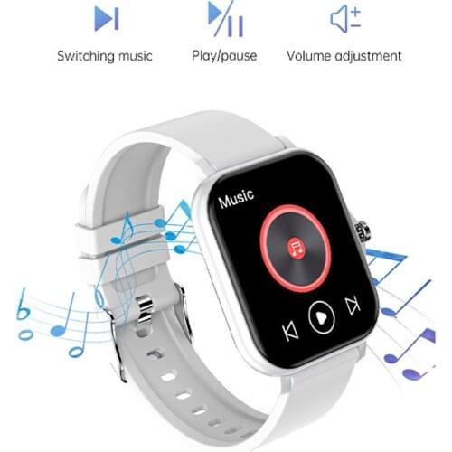 Sport Smart Watches For Men Women Smartwatch LED 1.75inch Waterproof Fitness Health Tracker Men Smart Wristband Watch For Xiaomi