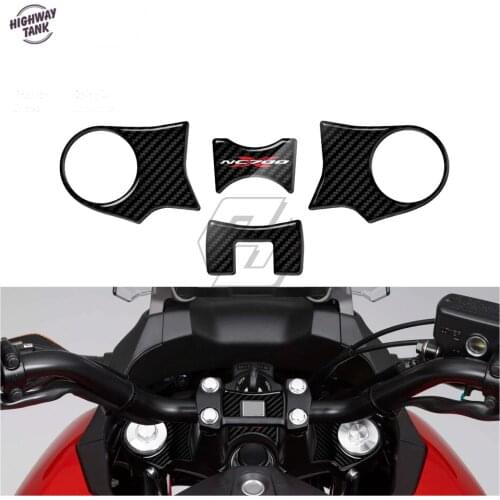 3D Carbon-look Upper Triple Yoke Defender Case for Honda NC700 NC700X 2012-2015