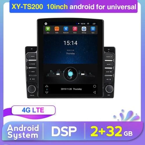 9“ 10” Android DSP 4G LTE GPS Navigation Universal Tesla screen player Car radio multimedia video stereo support carplay obd