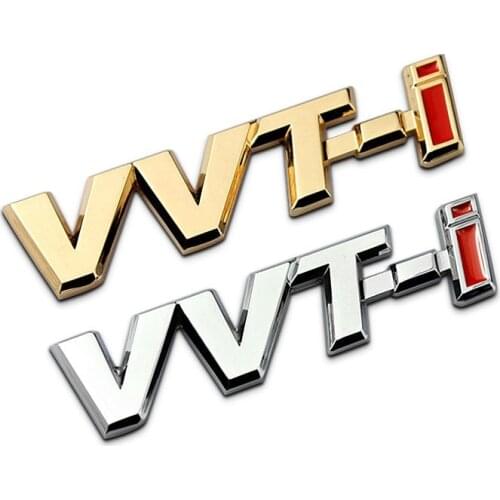 VVTI VVT-I Emblem Badge Car Body Sticker For Car Styling Toyota Corolla 2008 Car Boot Fender Emblem Sticker