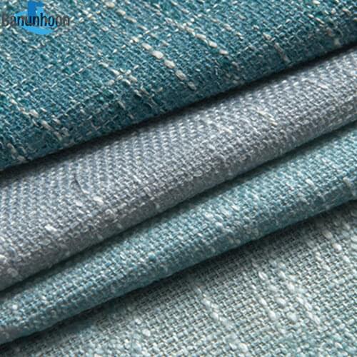 New Cortinas Dormitorio Curtains Gradient Cotton And Blend Physical Tulle Curtain For Living Room Bedroom Shading Cloth