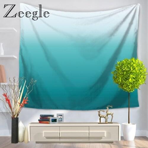 Zeegle Gradient Printed Tapestry Wall Hanging Throw Rug Blanket Camping Tent Travel Mattress Bohemian Sleeping Pad Tapestry