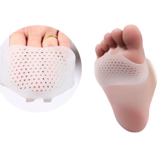 1 Pair Silicone Metatarsal Pads Ball of Foot Cushions Metatarsal Foot Pain Relief Bunion Forefoot Cushioning Pads for Men Women