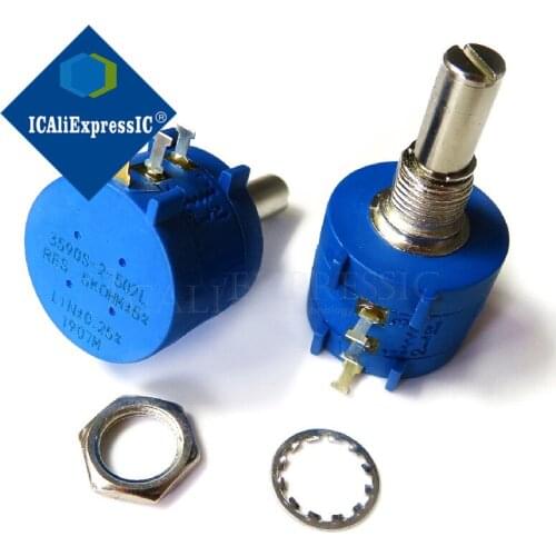 1PCS 3590S-2-502L 3590S 5K ohm 3590S-2-502 3590S-502 502 Precision Multiturn Potentiometer 10 Ring Adjustable Resistor In Stock
