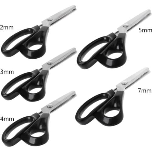 23.5cm Zig Zag Sewing Cut Dressmaking Tailor Shear Pinking Scissor Leather Craft