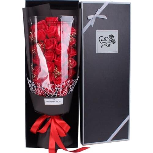 33 Simulation Scented Soap RoseFlower Petal Gift Box for Valentines Wedding Valentines Mothers Day Gifts Rose Soap Flower