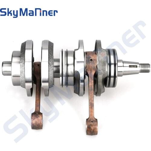 66T-11400 Crankshaft Assy 66T-11400-01 For Yamaha 40HP 40X Outboard Engine 2 Stroke 66T-11400-01 boat engine parts