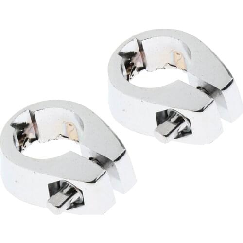 2pcs Bass Drum Memory Lock for Drum Bracket Rack Tube Dia. 0.75inch